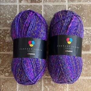 Hobbii Fantasy Jumbo Yarn - Purple and Pink